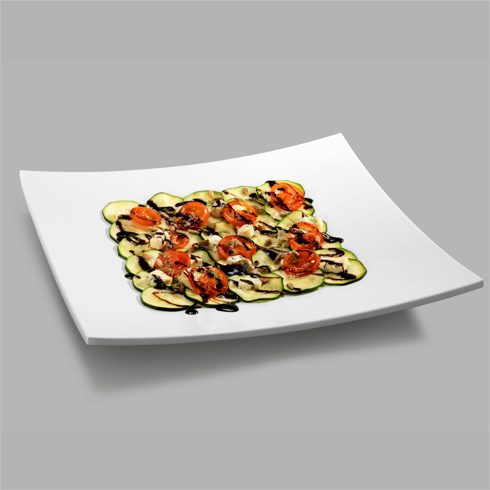 Plat de présentation carré mélamine 31 à 42 cm - pujadas