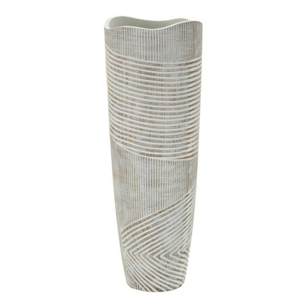 Vase en résine blanche 19x55 cm