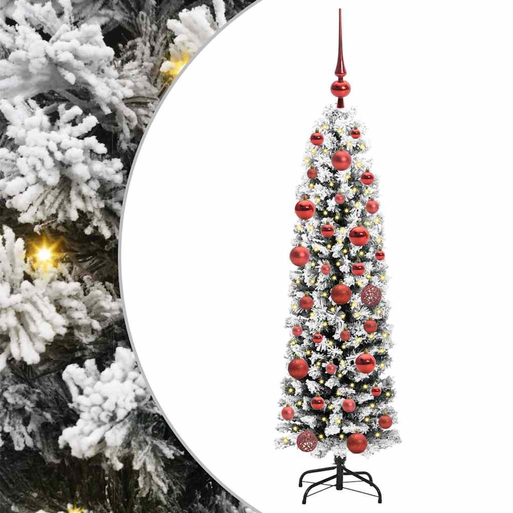 Sapin de noël artificiel vert 150 cm pvc et acier et plastique