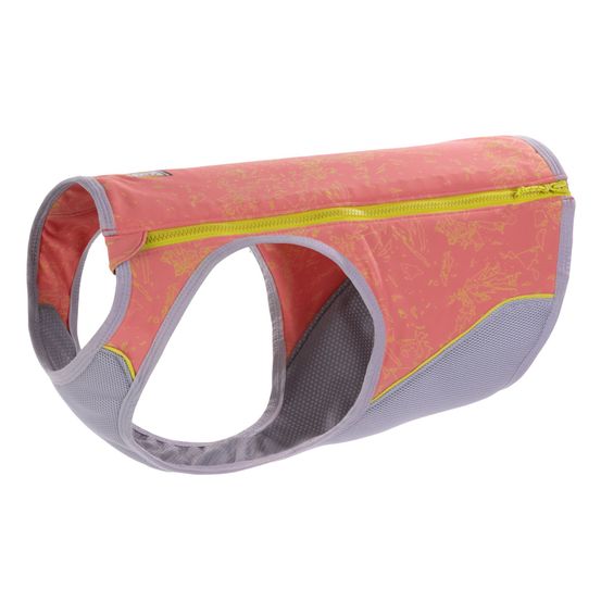 Veste de refroidissement swamp cooler zip™ avec une couverture upf 50+. Couleur: salmon pink (rose), taille: xxs