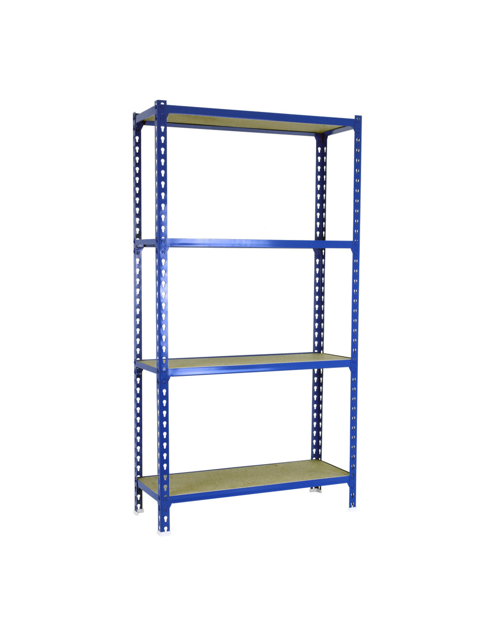 Etagère légère sans vis maderclick superplus 4/500 1500 bleu/bois bleu/bois 1500x1100x500 - simonrack