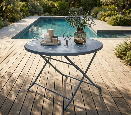 Table de jardin pliante - 4 places - chantilly