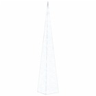 Cône lumineux décoratif à led acrylique blanc froid 120 cm