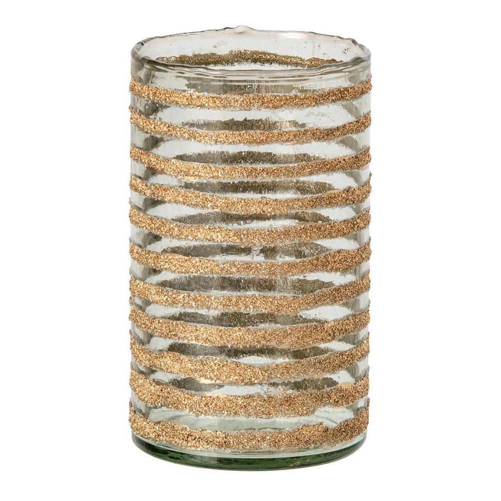 Photophore cylindrique en verre 