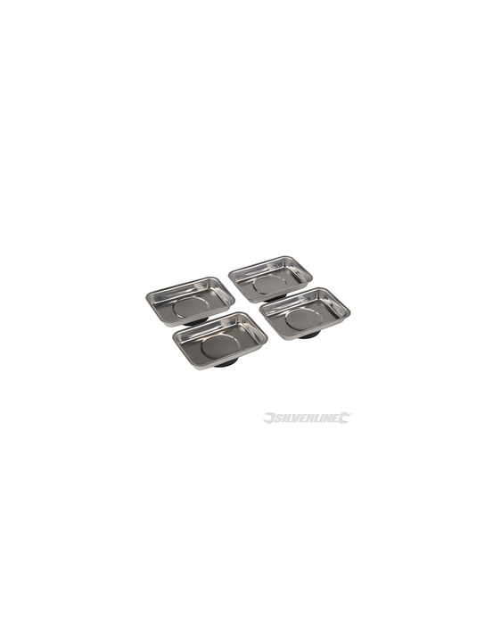 Silverline - plateaux magnétiques, 4 pcs - 95 x 65 mm