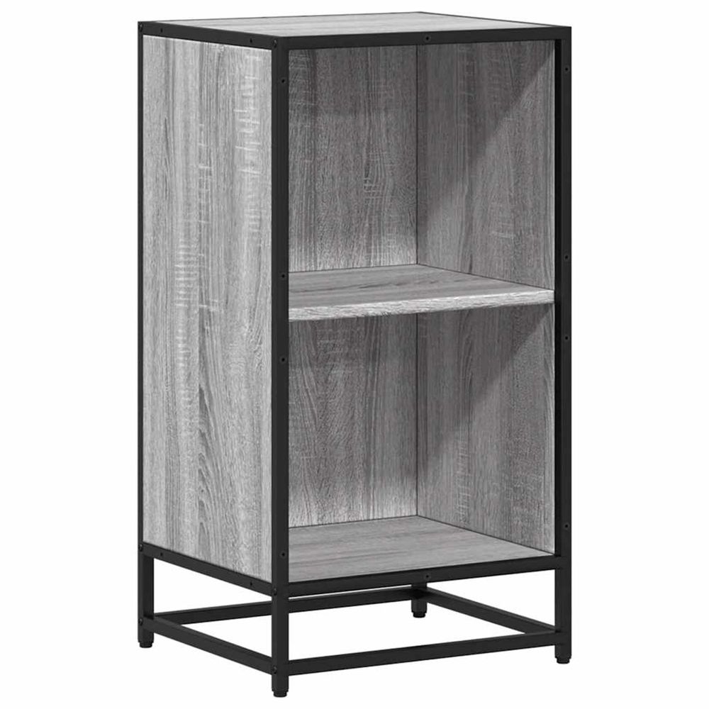 Bibliothèque sonoma gris 40x35x76 cm bois d'ingénierie
