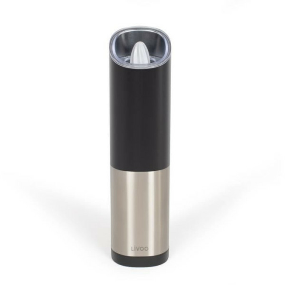 Moulin a épices - - gs161 - 80 ml - moulure réglable - led bleue - par gravité rechargeable