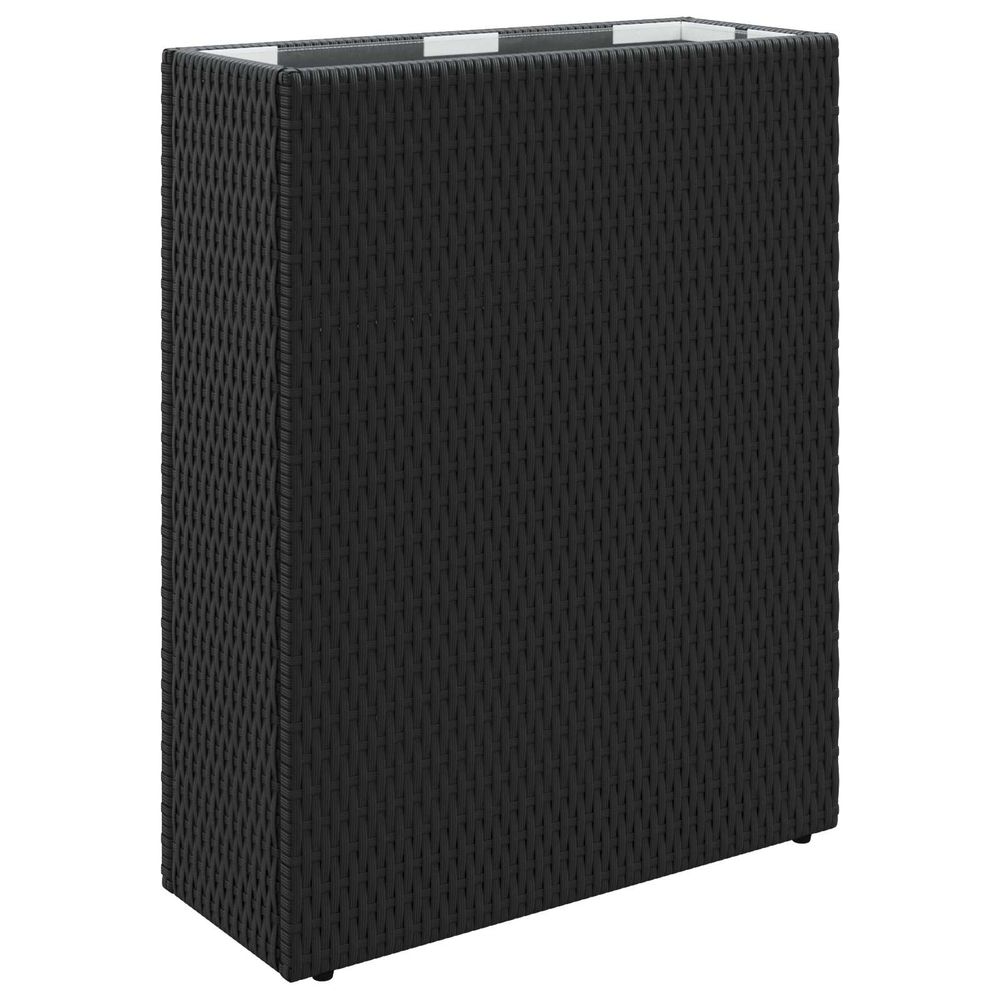 Grand pot noir 55 x 22 x 70 cm polyrotin