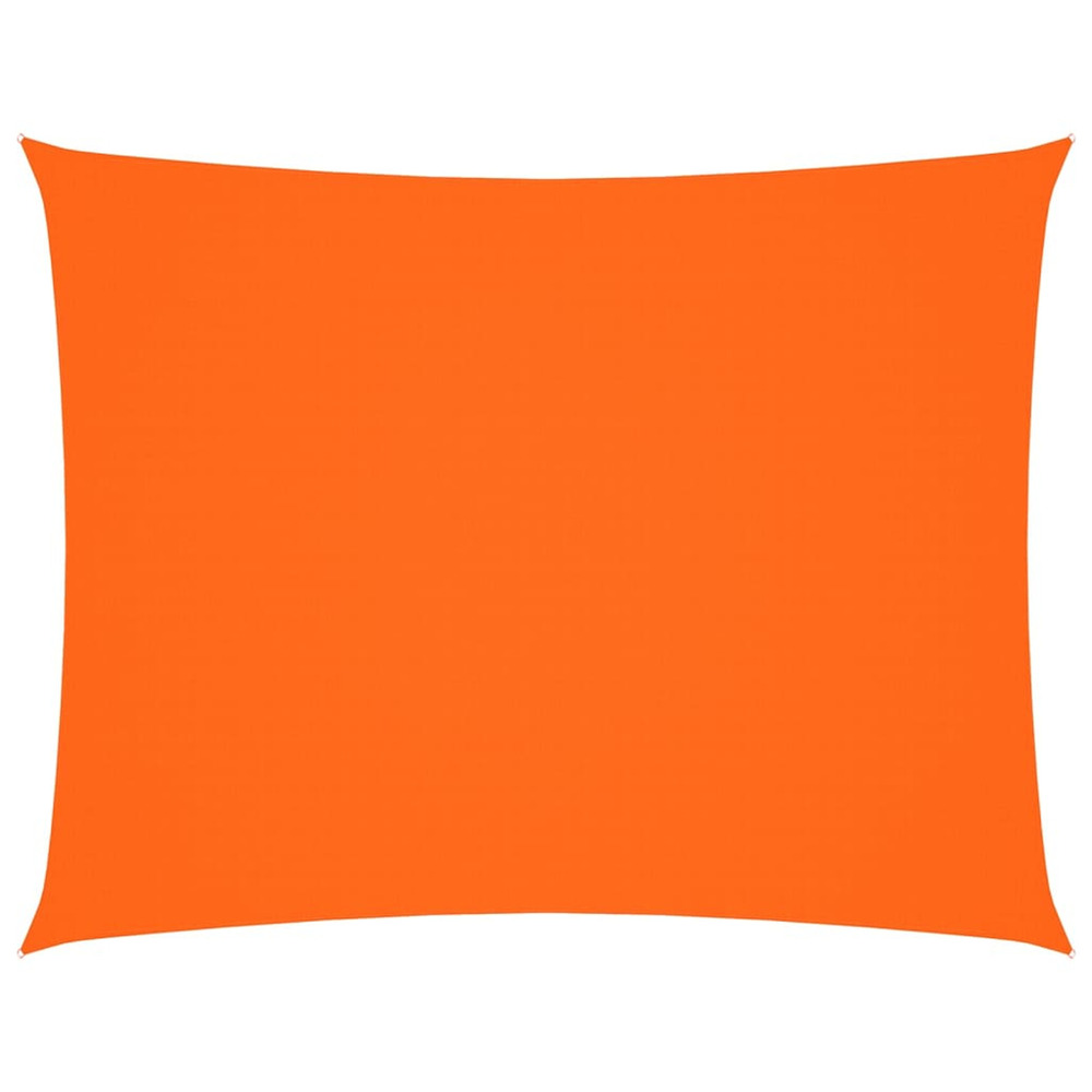 Voile de parasol tissu oxford rectangulaire 5x6 m orange