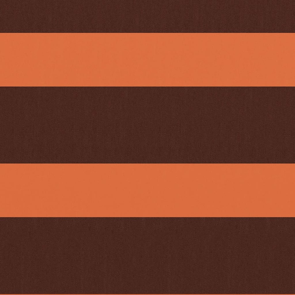 Écran de balcon orange et marron 75x400 cm tissu oxford