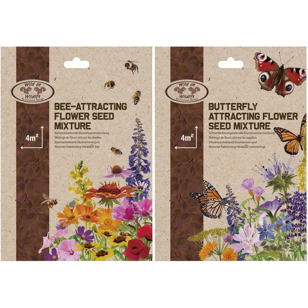 Mélange graines de fleurs attractives pour insectes (lot de 2)
