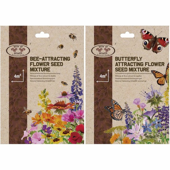 Mélange graines de fleurs attractives pour insectes (lot de 2)