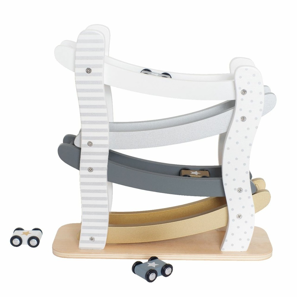 Cascade de voitures silver