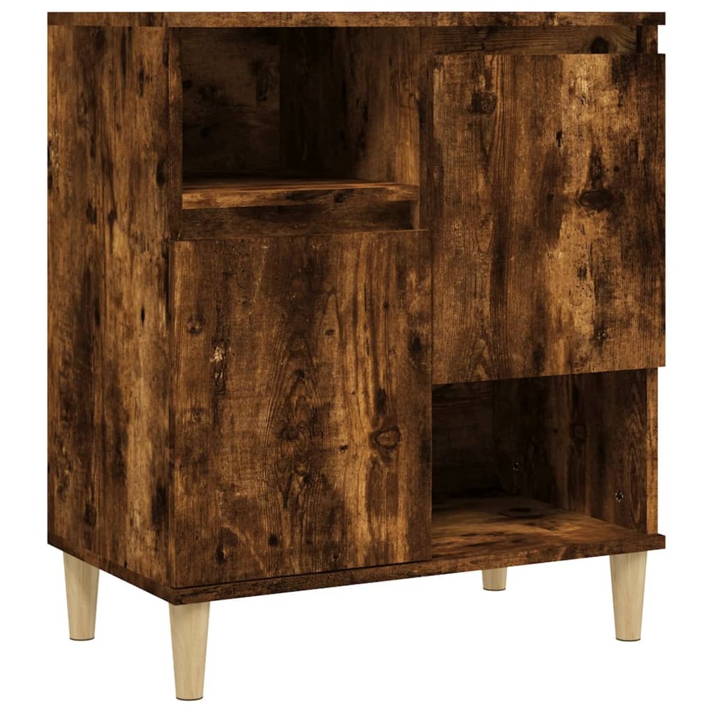 Buffet bahut commode armoire meuble de rangement organisateur cuisine salle de séjour salon 60 x 35 x 70 cm bois d'ingénierie