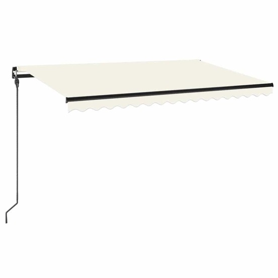 Auvent manuel rétractable 450x300 cm crème