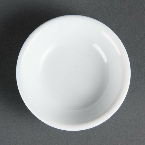 Coupelles à sauce soja olympia whiteware 74 mm - lot de 12
