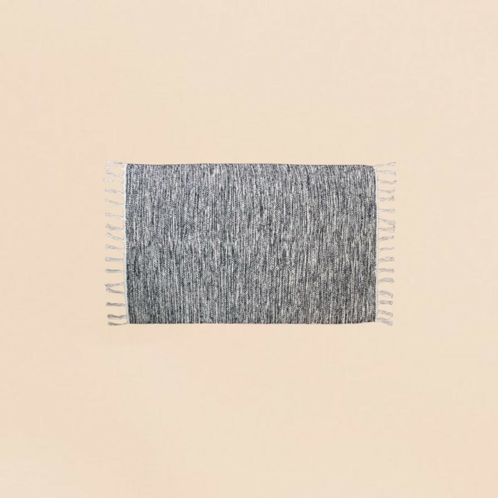 Tapis en coton à franges 60x90cm