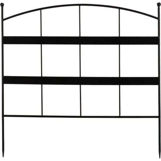 Bordure de jardin en métal 58 x 0.6 x 57 cm intemporel