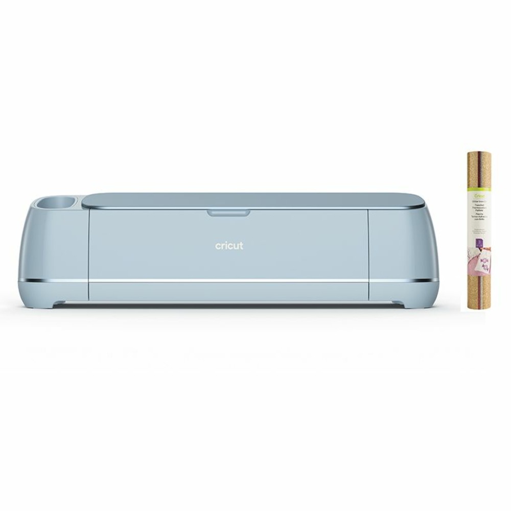Machine de découpe cricut maker 3 + 3 flex thermocollants argenté, doré, rouge pailleté 30,5 x 30,5 cm