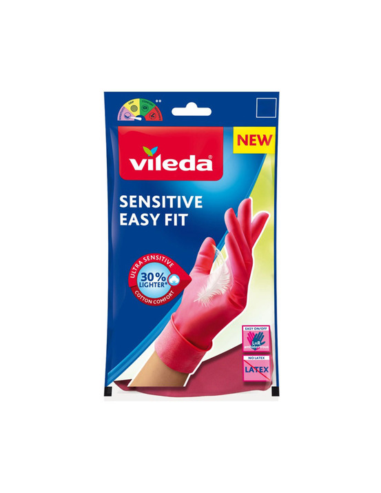 Gants sensibles facile à ajuster m 168412 vileda - vileda