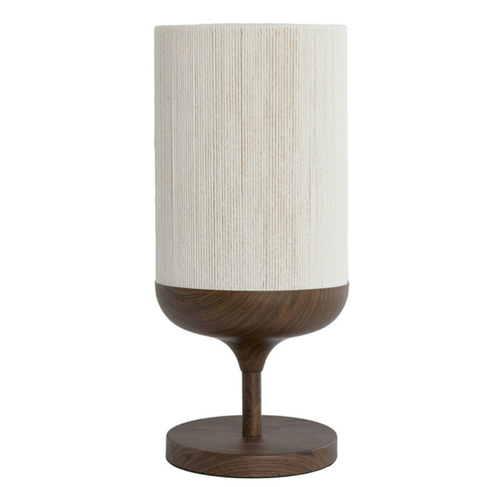 Lampe de table métal marron dania 23x23x50cm