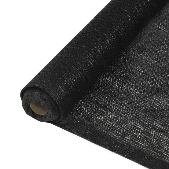 Filet brise-vue pehd 1,5x50 m noir 150 g/m²