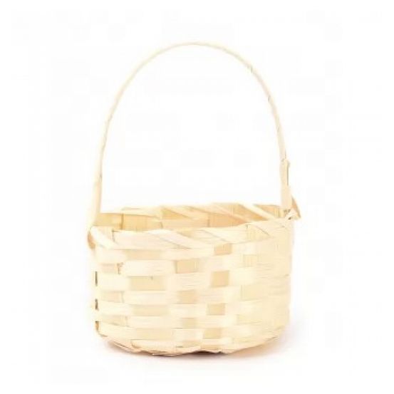 Petit panier en bambou ovale