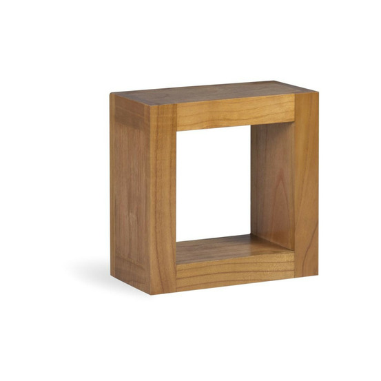 Etagère bois marron - xélina décoration d'autrefois