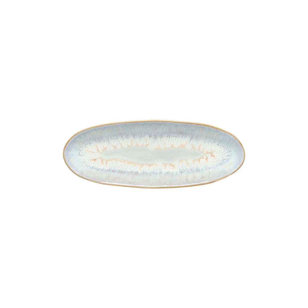 Assiette plate ovale 24,3 x 9,2 cm brisa - lot de 2 - costa nova