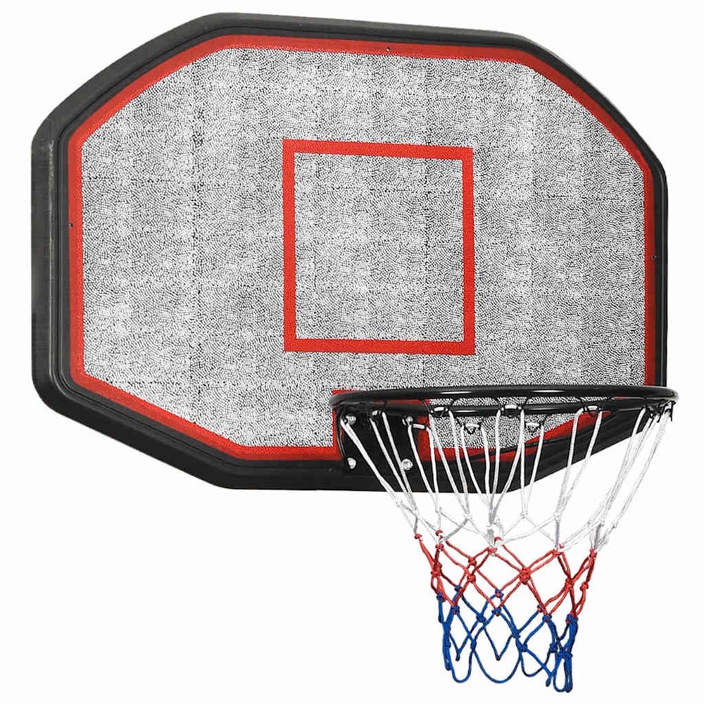 Panneau de basket-ball noir 109x71x3 cm polyéthylène