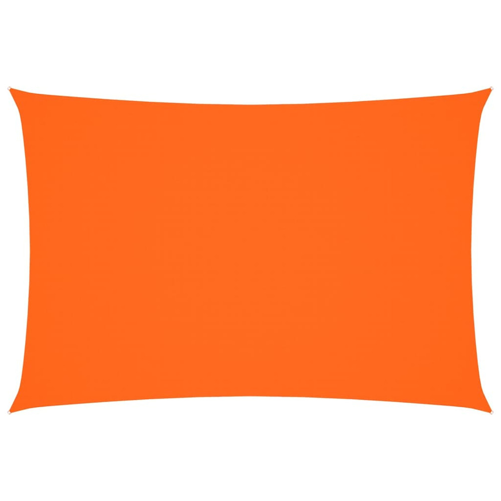 Voile de parasol tissu oxford rectangulaire 2,5x4,5 m orange