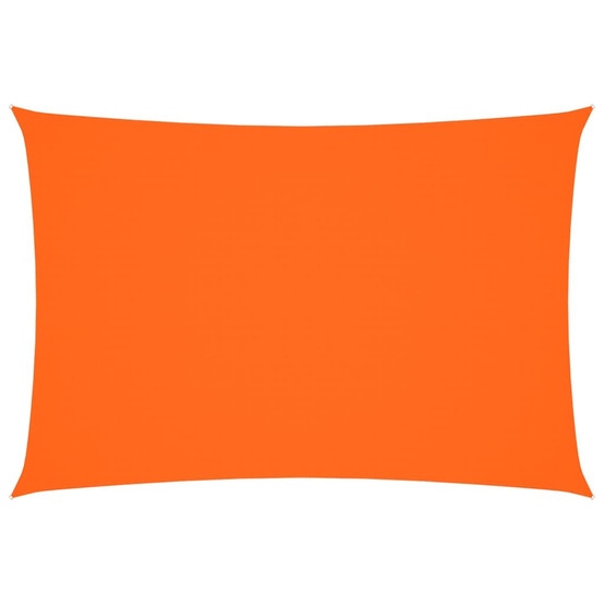 Voile de parasol tissu oxford rectangulaire 2,5x4,5 m orange