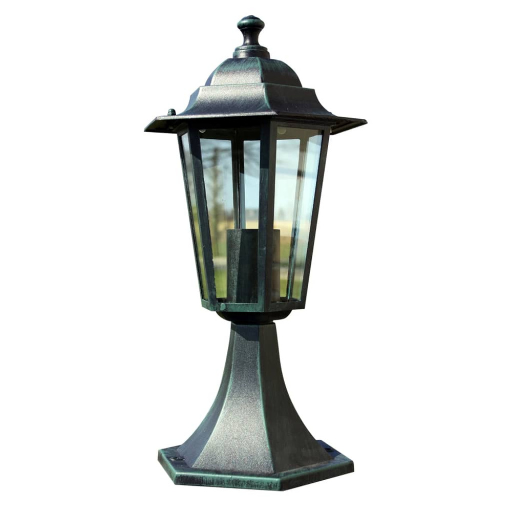 LAMPE DE JARDIN VERT FONCE NOI-(865451)