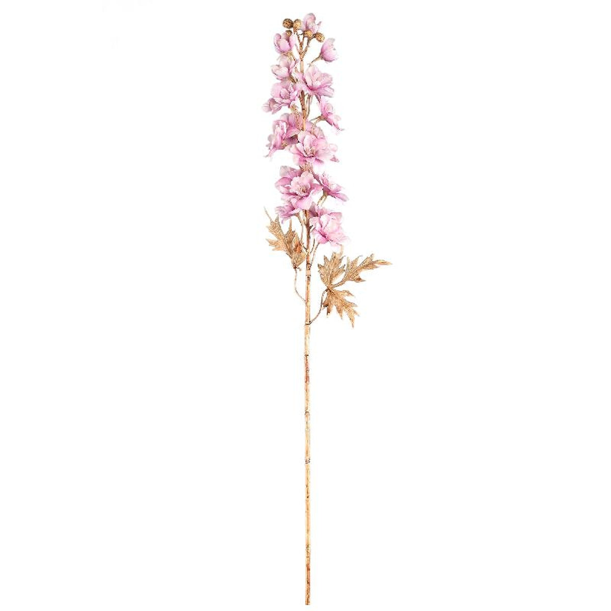 Ptmd fleur artificielle delphinium - 45x11x94 cm - plastique - pourpre