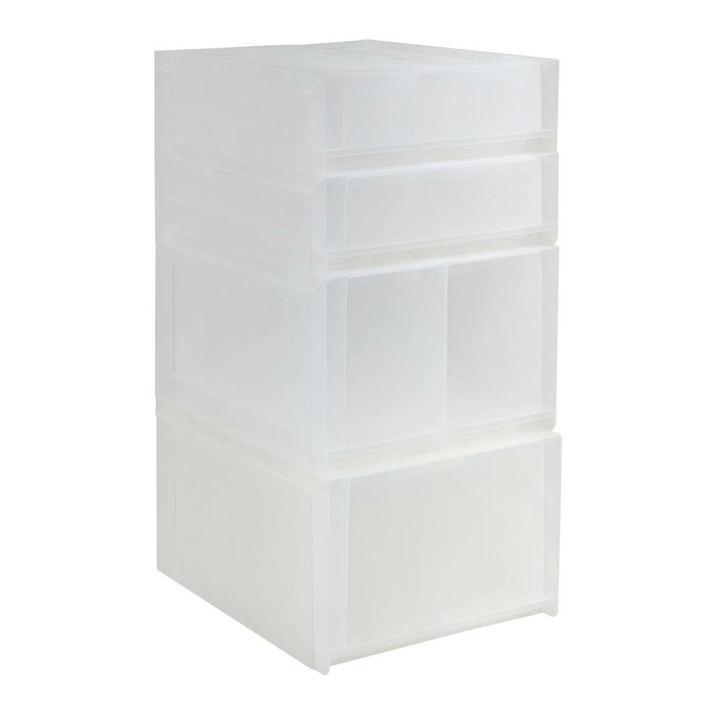 5five - tour de rangement tide'n stack 4 tiroirs