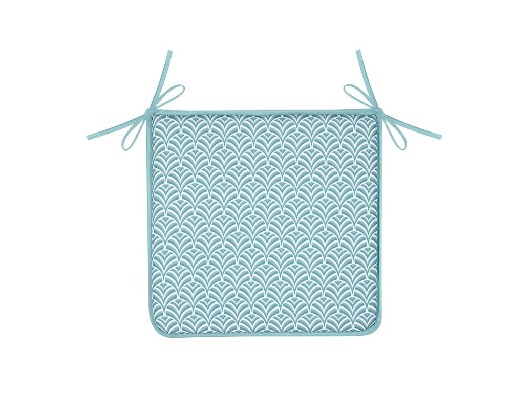 Galette de chaise motif graphique