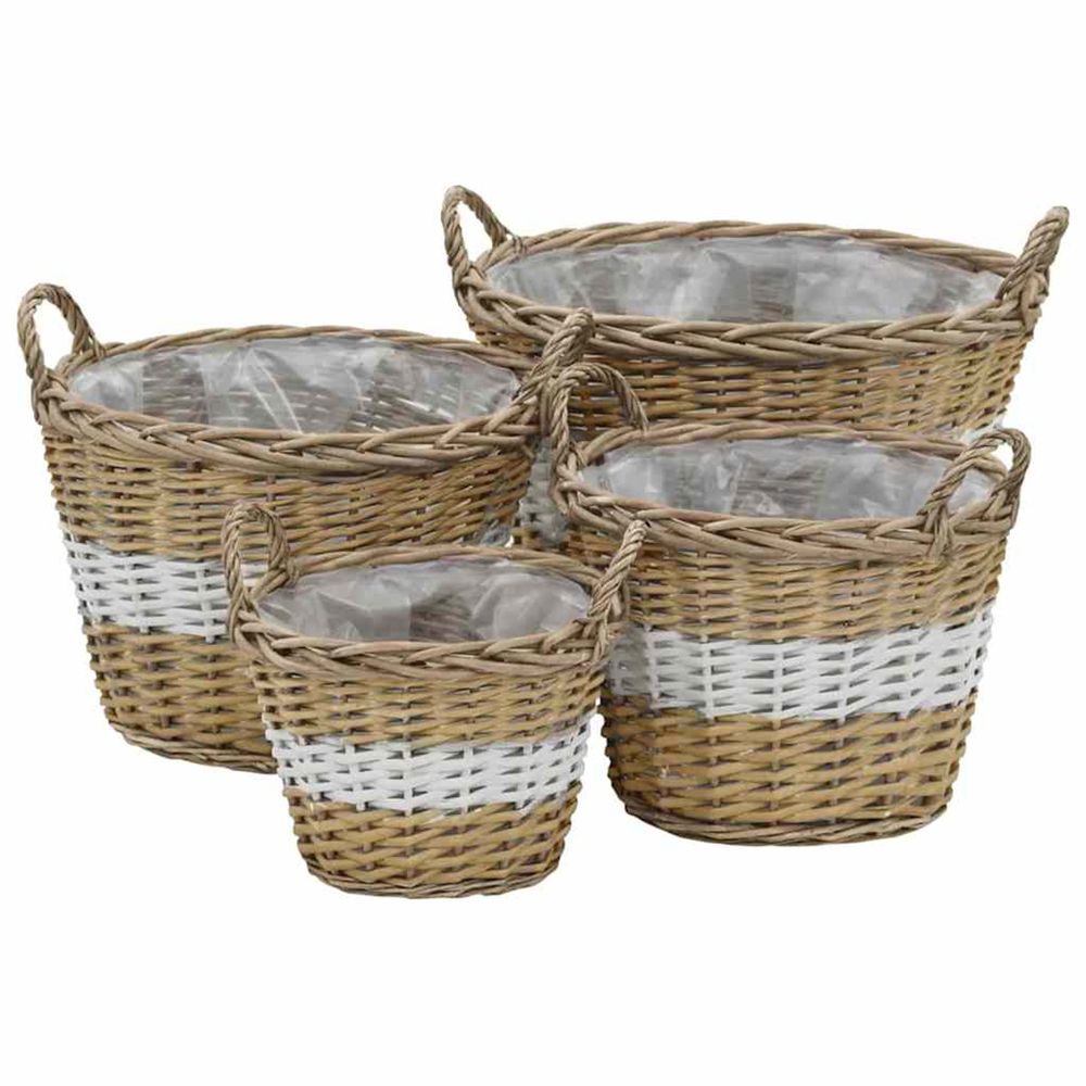 POT 4 PCS OSIER AVEC DOUBLURE-(862451)