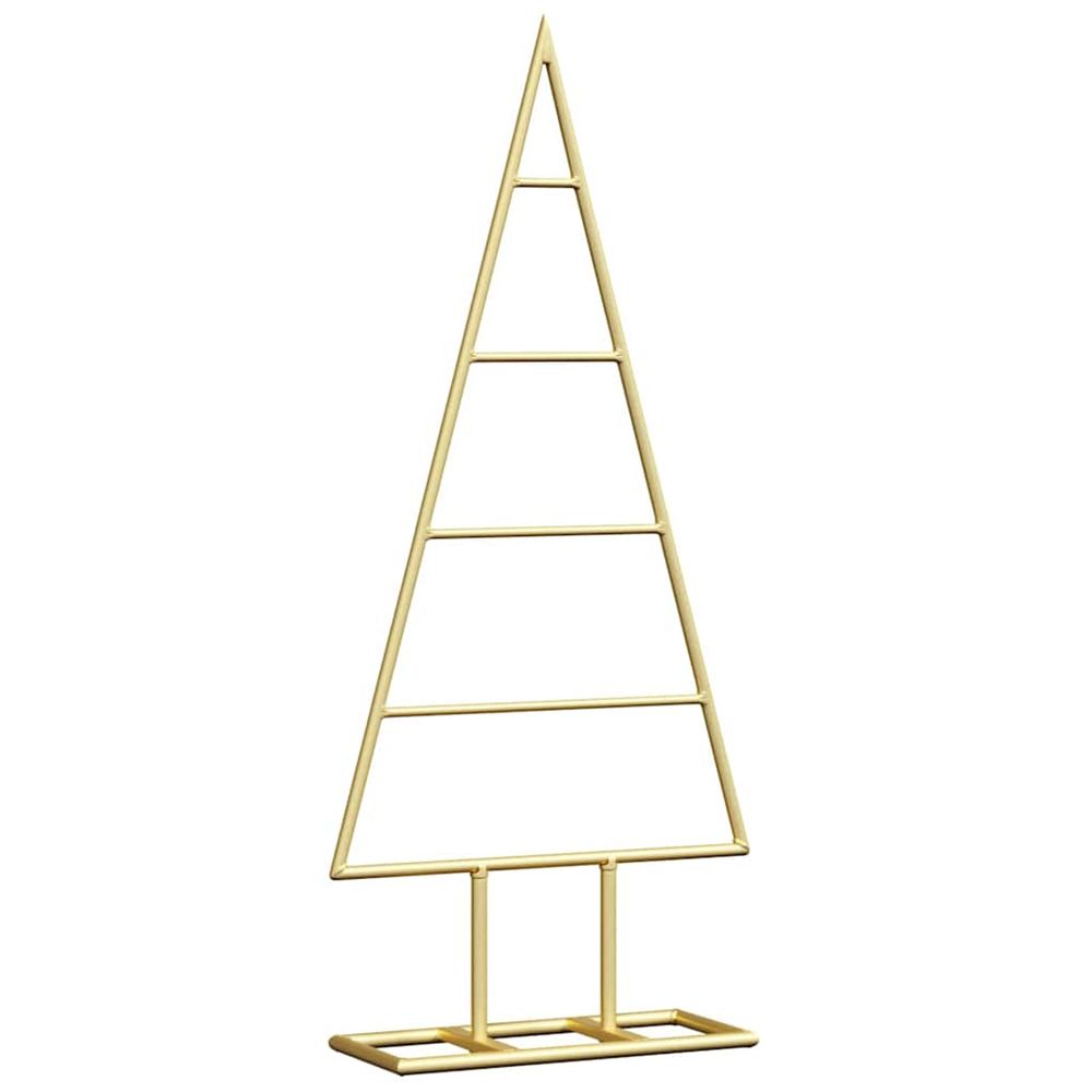 Arbre de noël en métal doré 60 cm acier peint par poudre