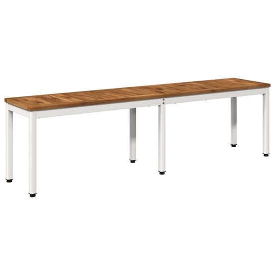 Banc de jardin 161 x 35 x 45 cm bois d'acacia massif