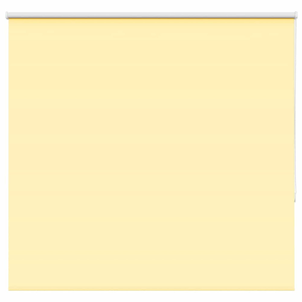 Store enrouleur occultant jaune largeur du tissu 141,6 cm
