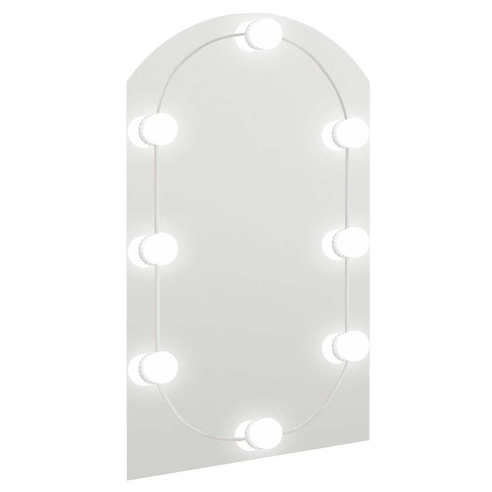 Miroir avec éclairage led 60x40 cm verre arche