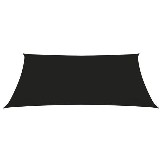Voile de parasol tissu oxford trapèze 2/4x3 m noir