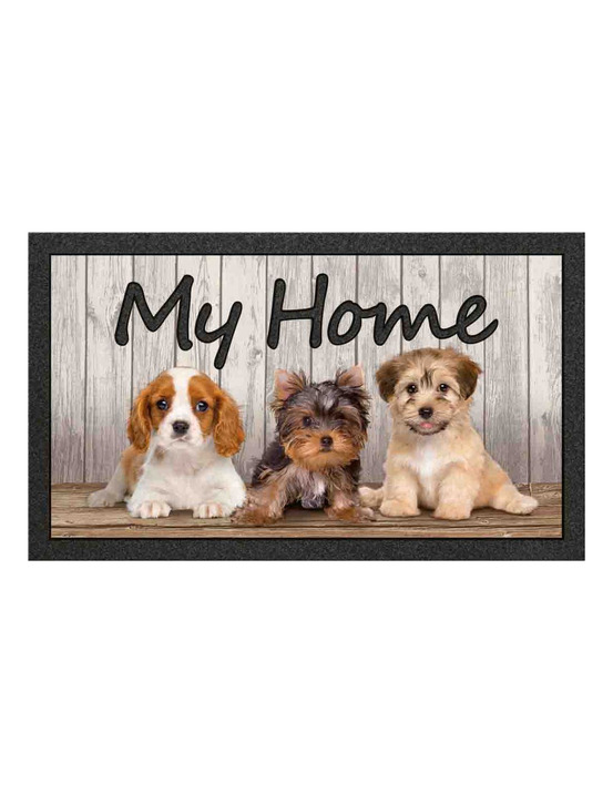 Tapis format classic my home chiots 40 x 68 cm tapis format classic my home chiots 40 x 68 cm - euroflock division