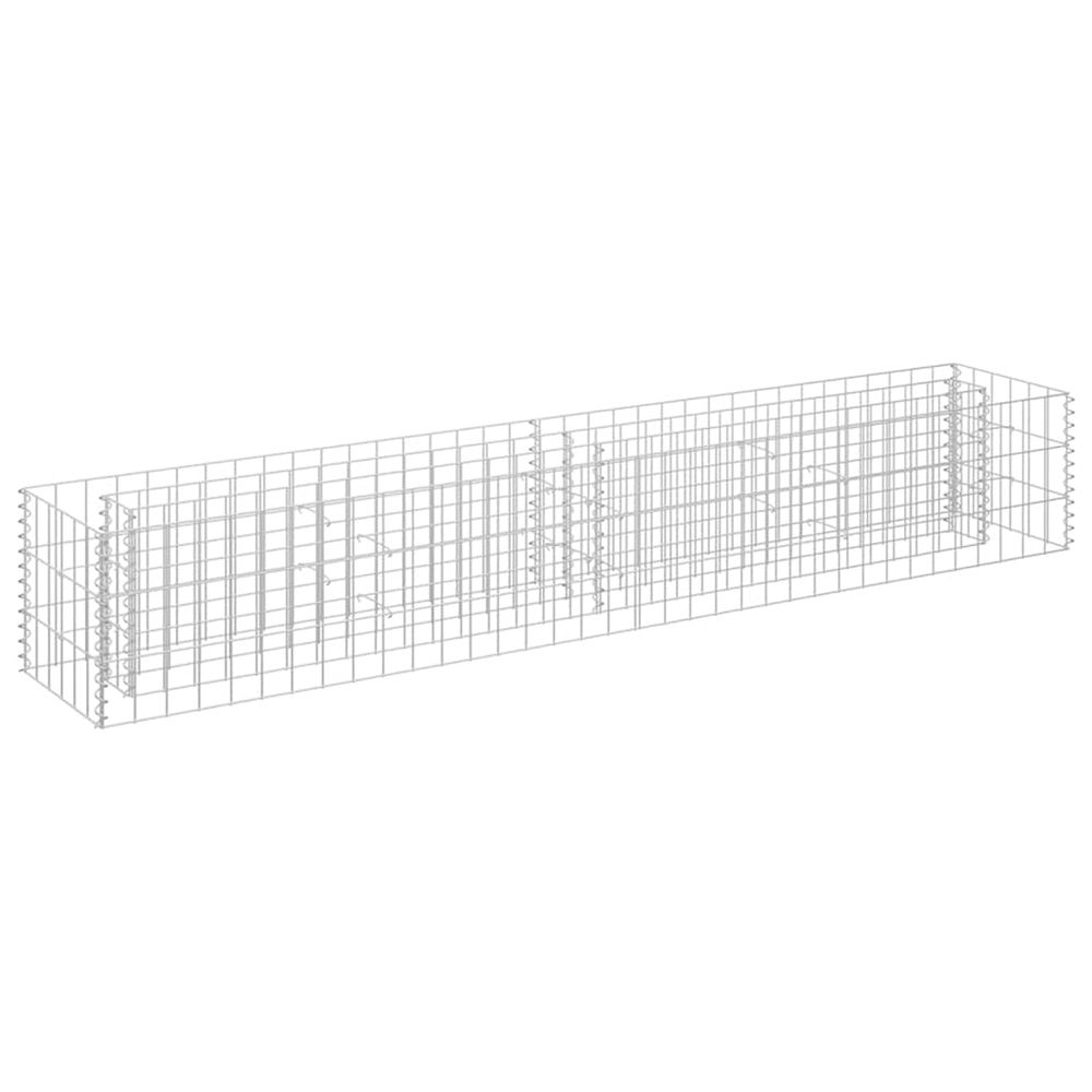 JardiniÃšre surÃ©levÃ© Ã  gabion Acier galvanisÃ©