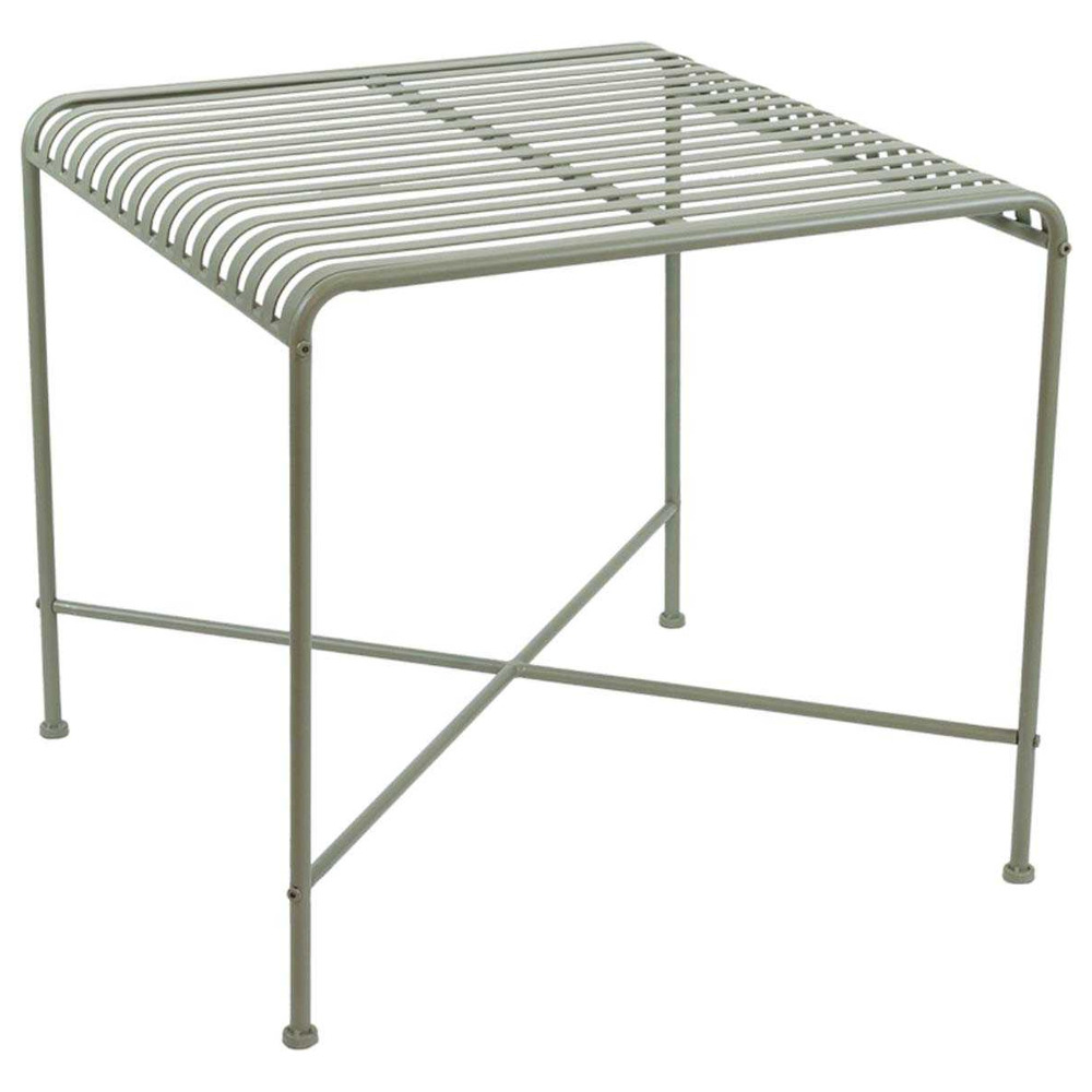 Table de jardin carré verdant voyage