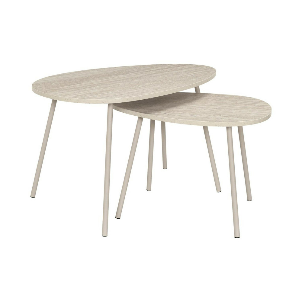 Lot de 2 tables basses gigognes 