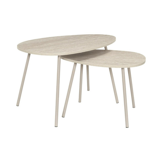 Lot de 2 tables basses gigognes