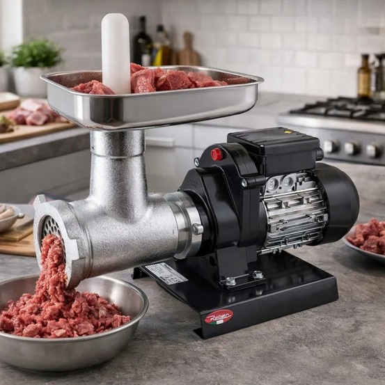 Hachoir professionnel moteur étanche monophasé induction 1200w