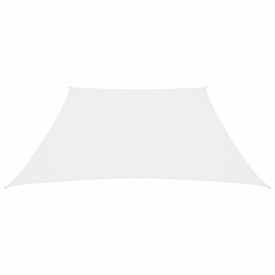 Voile de parasol tissu oxford trapèze 3/4x3 m blanc