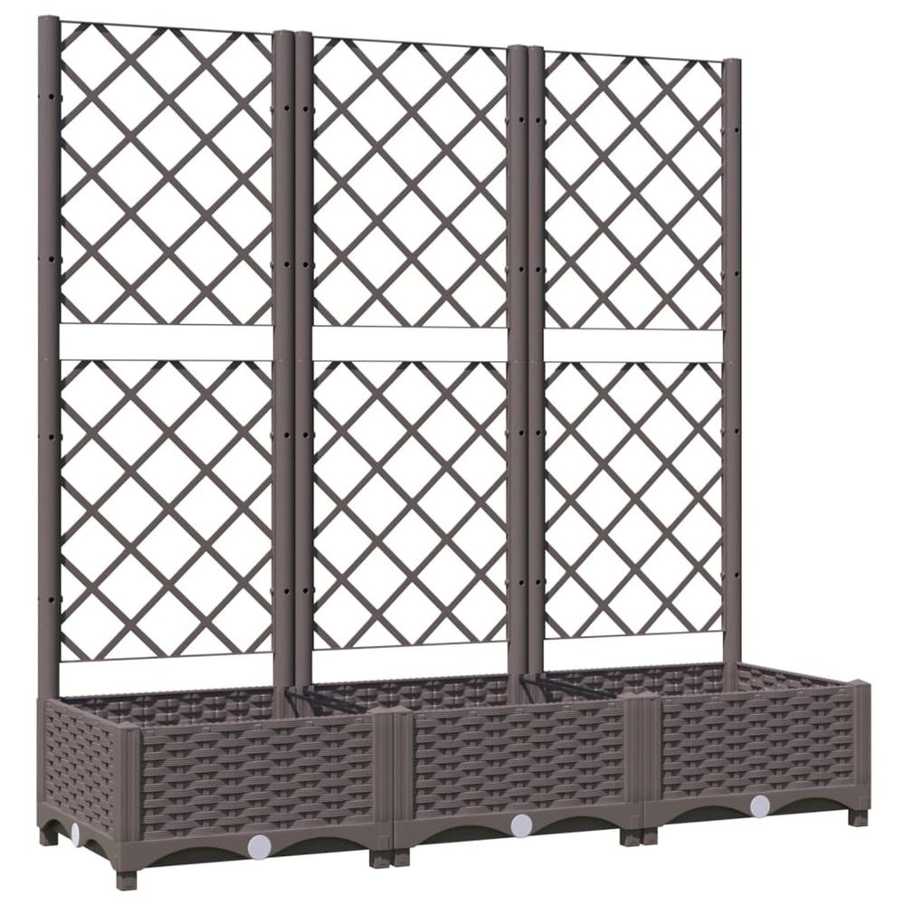 Jardin marron 120 x 40 x 121,5 cm